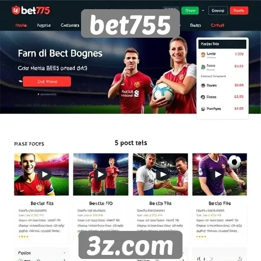 Avaliação das funcionalidades do site bet755
