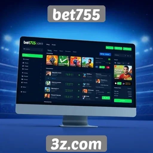 Usabilidade da plataforma de apostas bet755